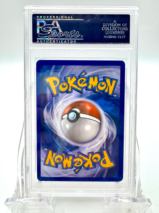 Back of 2010 Pokémon Super Rare Alph Lithograph Heartgold (HS) & Soulsilver (SS) PSA 8 card