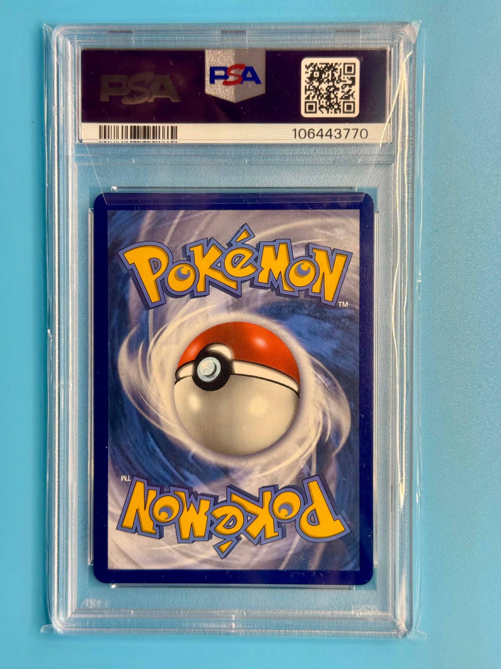 Back of 2021 Pokémon Gengar VMax #157/264 English PSA 10 card