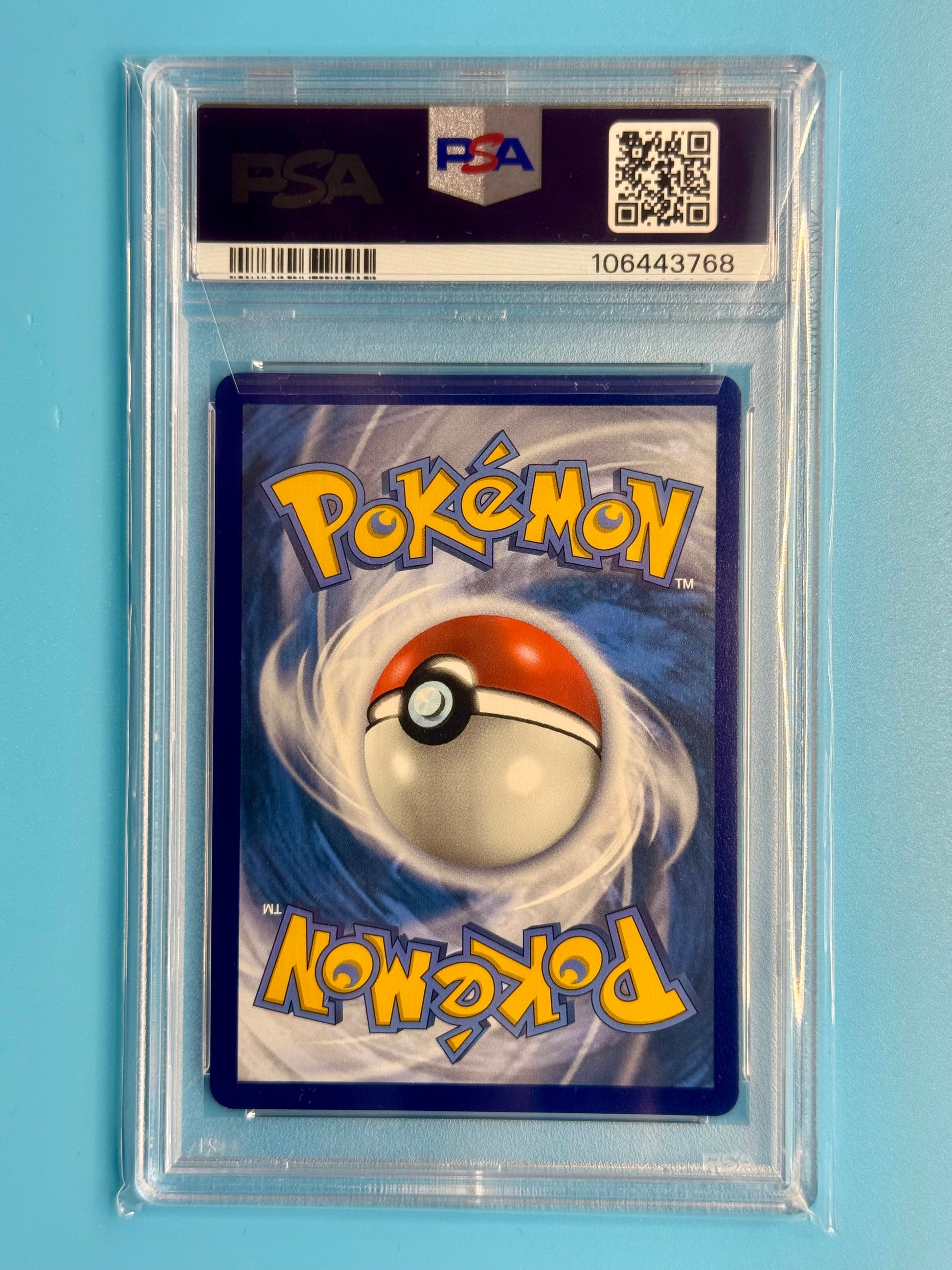Back of 2021 Pokémon Inteleon Vmax Fusion Strike Secret #266/264 PSA 10 card