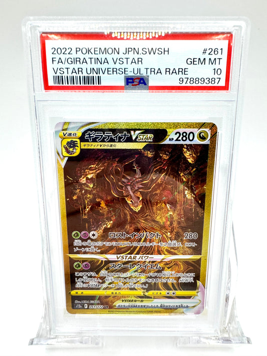 Front of 2022 Pokémon Giratina VSTAR Japanese #261 PSA 10 card