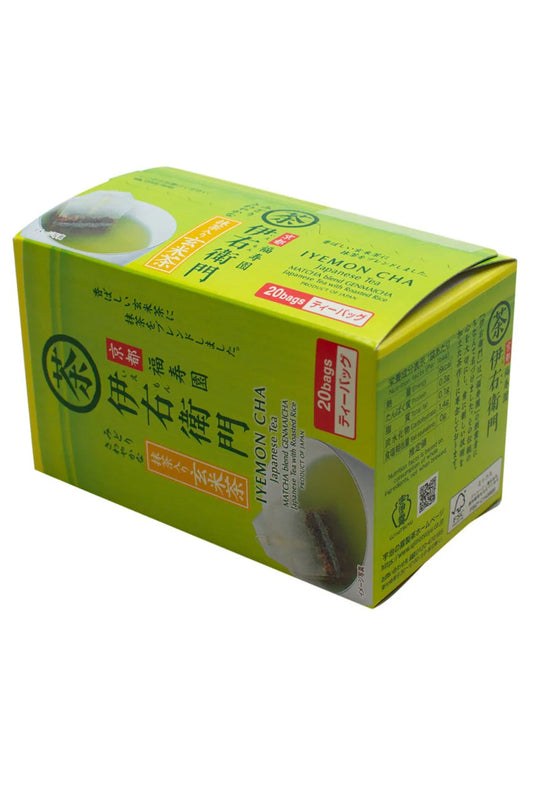 Ujinotsuyu Lemon Genmaicha with Matcha Tea Bags (20 Bags)