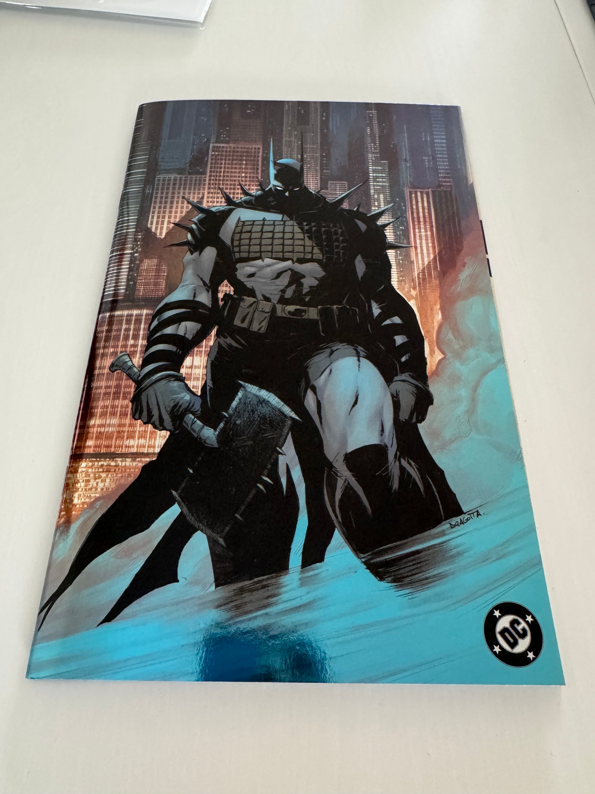 Front cover of Absolute Batman #1 (2024) Comic Book, Foil Virgin Variant edition.