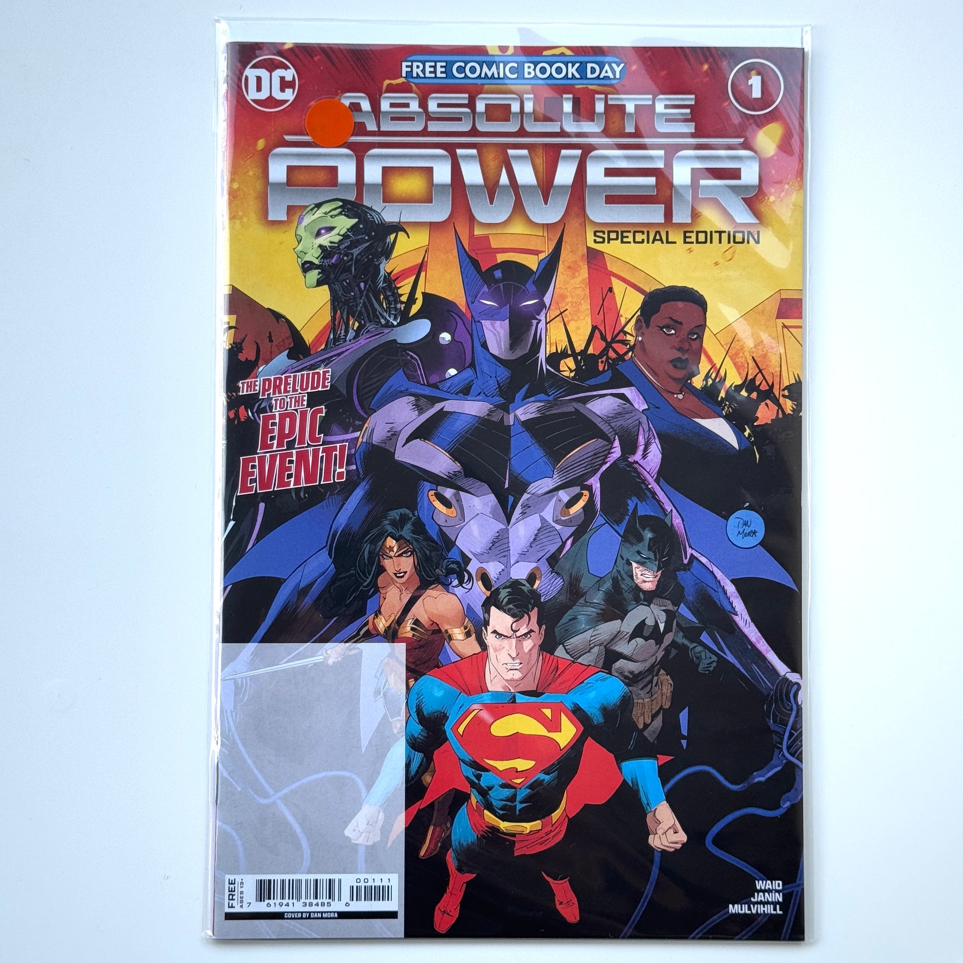 Cover of Absolute Power Special Edition #1 (2024) Free Comic Book Day comic from DC Comics