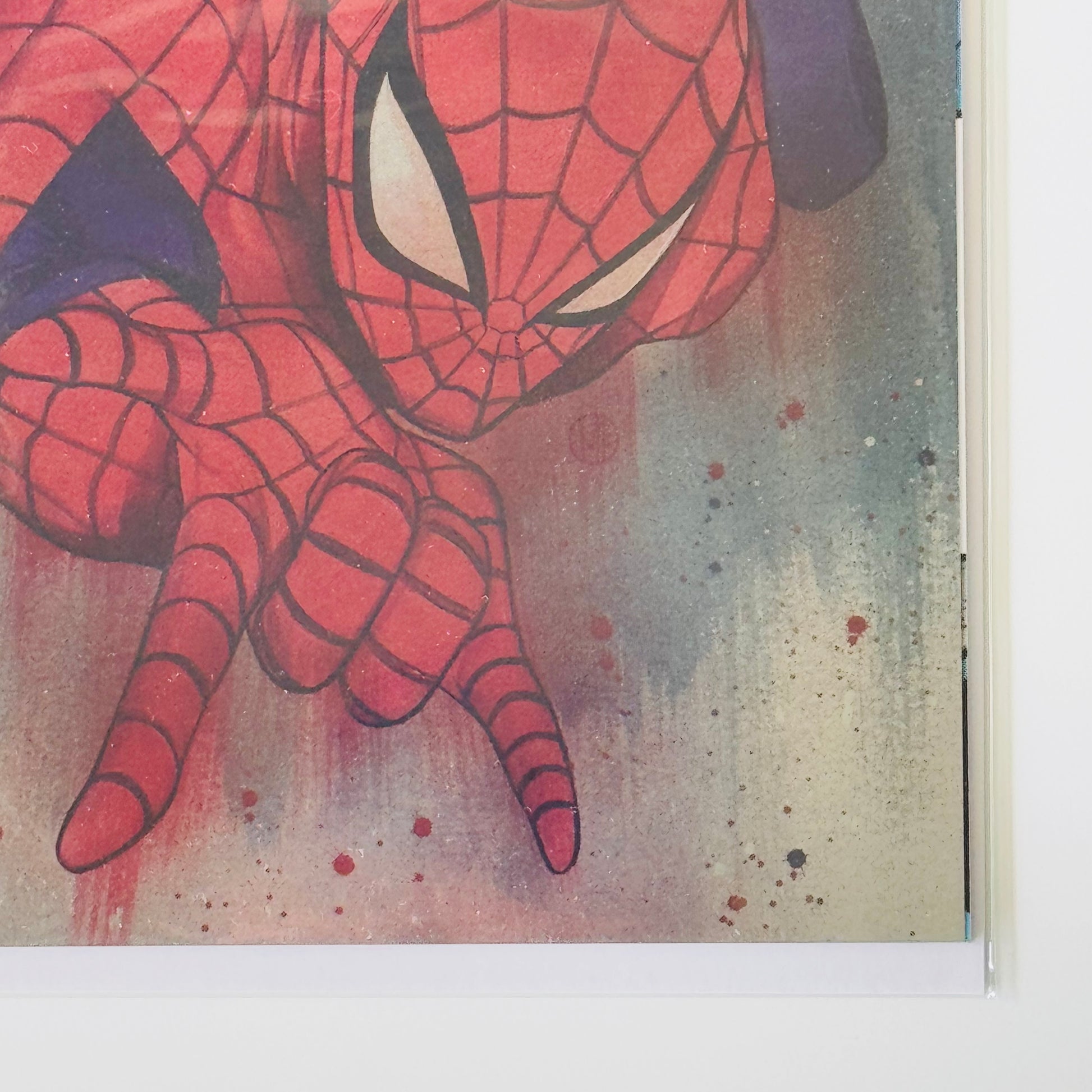 Close-up of bottom right corner condition of Peach Momoko SDCC Variant Cover