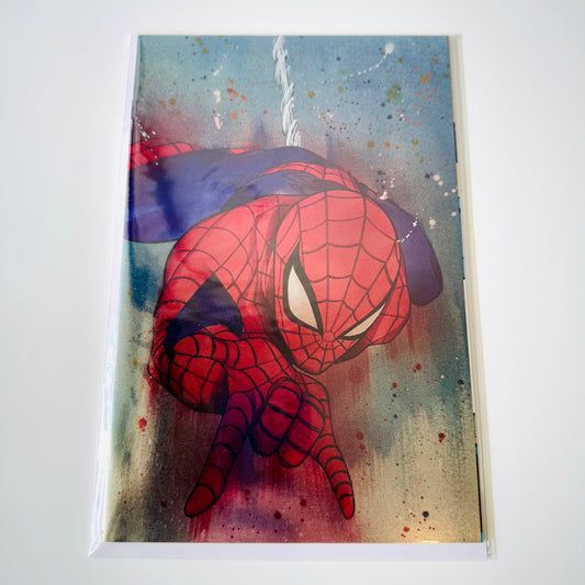 Main cover image of Amazing Spider-Man #1 SDCC 2025 Peach Momoko Foil Variant Comic