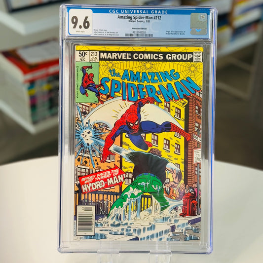 Amazing Spider-Man #212 CGC 9.6 Newsstand – full slab image front-facing
