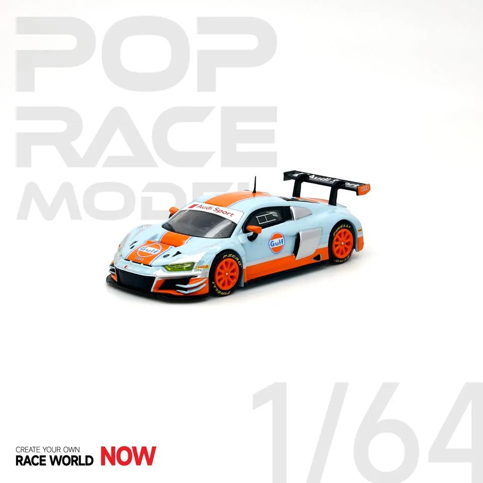 Audi R8 LMS Gulf diecast out of the box