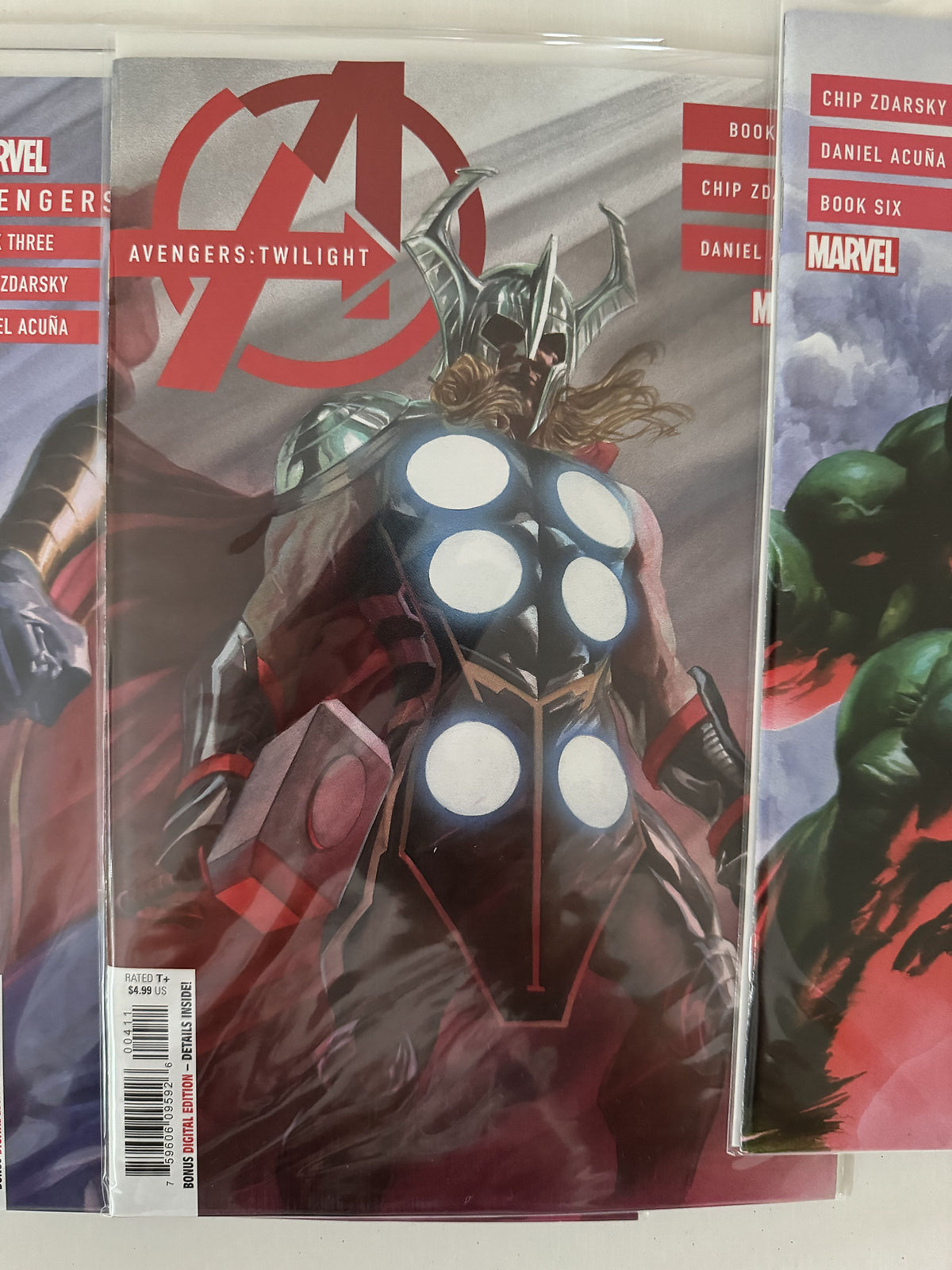 Front cover of Avengers Twilight Issue #4 comic book, 2024.