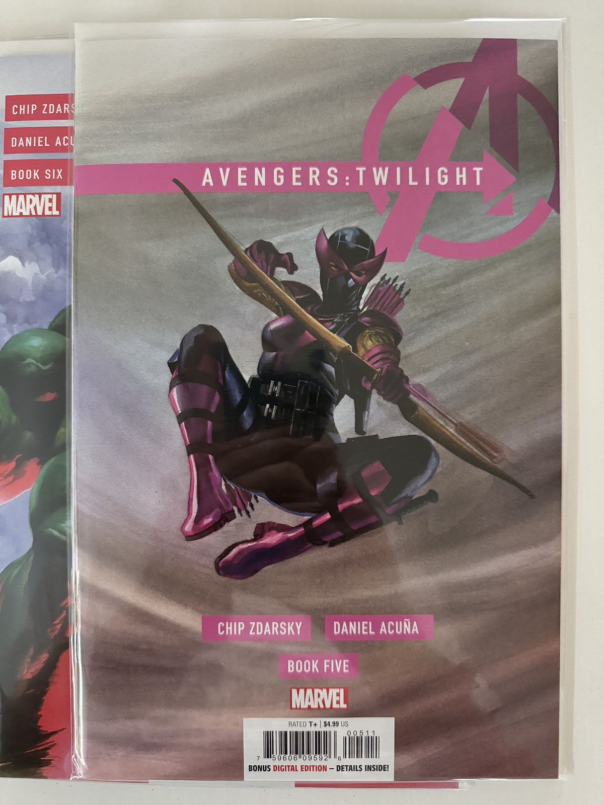Front cover of Avengers Twilight Issue #5 comic book, 2024.