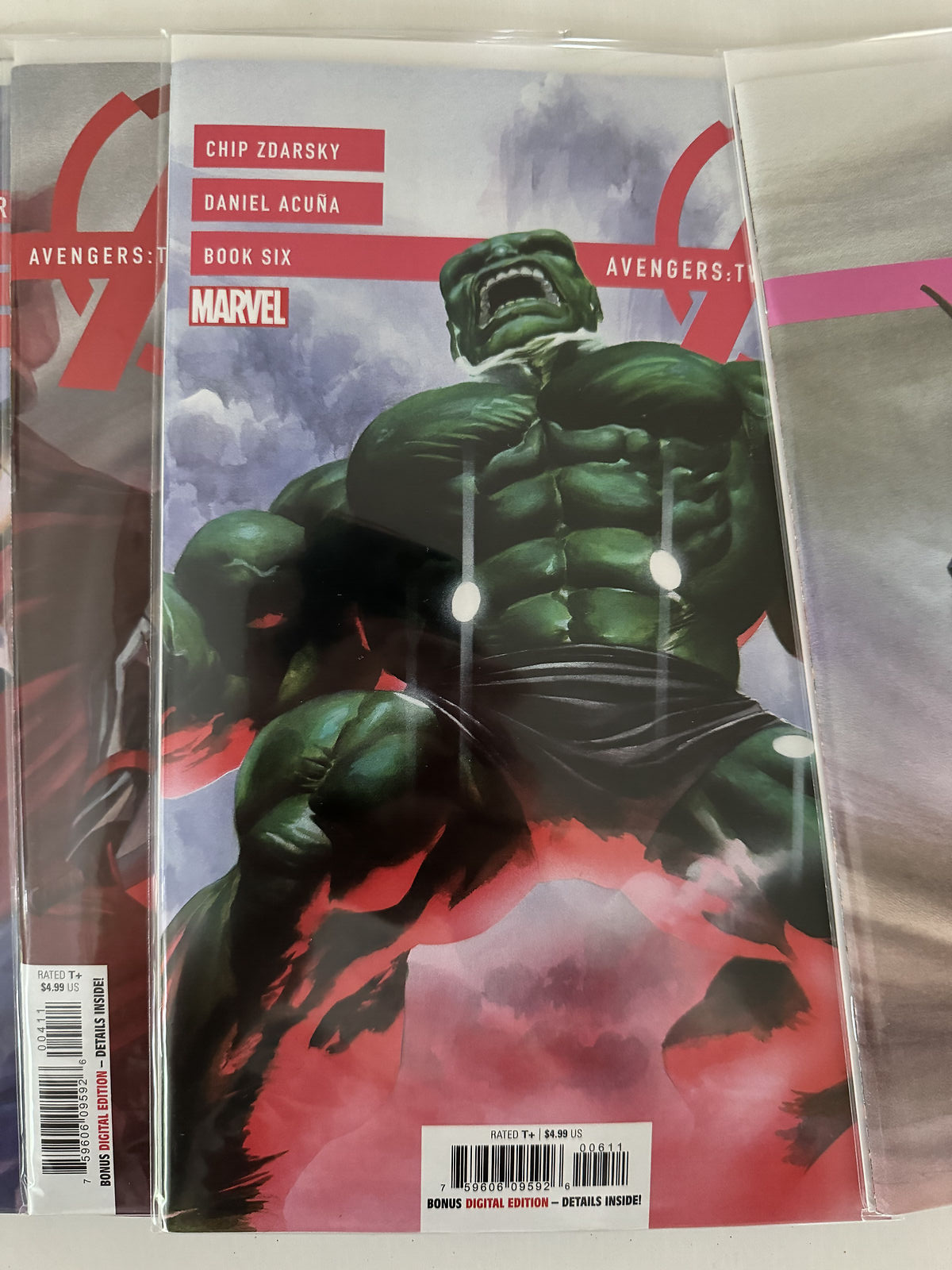 Front cover of Avengers Twilight Issue #6 comic book, 2024.