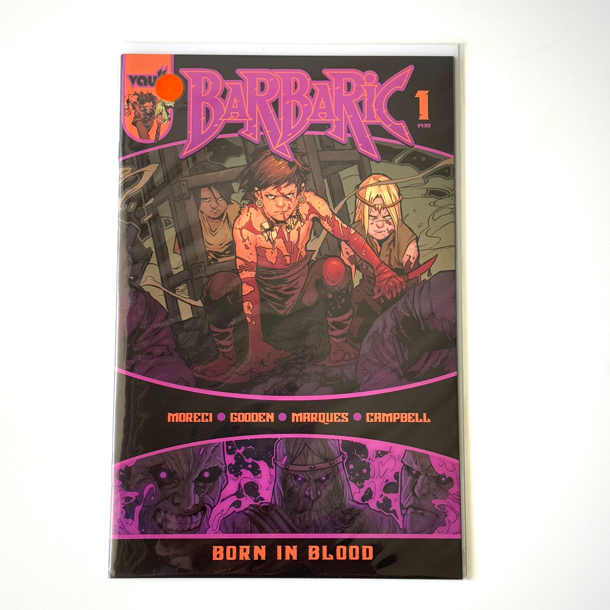 Cover of Barbaric #1 2024 Free Comic Book Day Vault Comics special issue