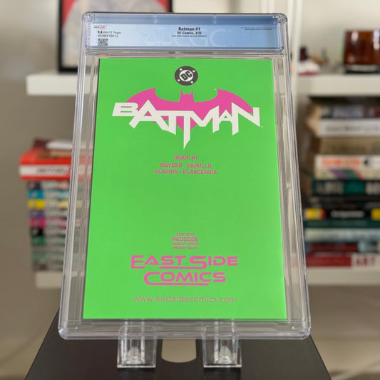 Batman Akira Poster Homage Variant – East Side Comics Special Edition E Redcode Cover Back