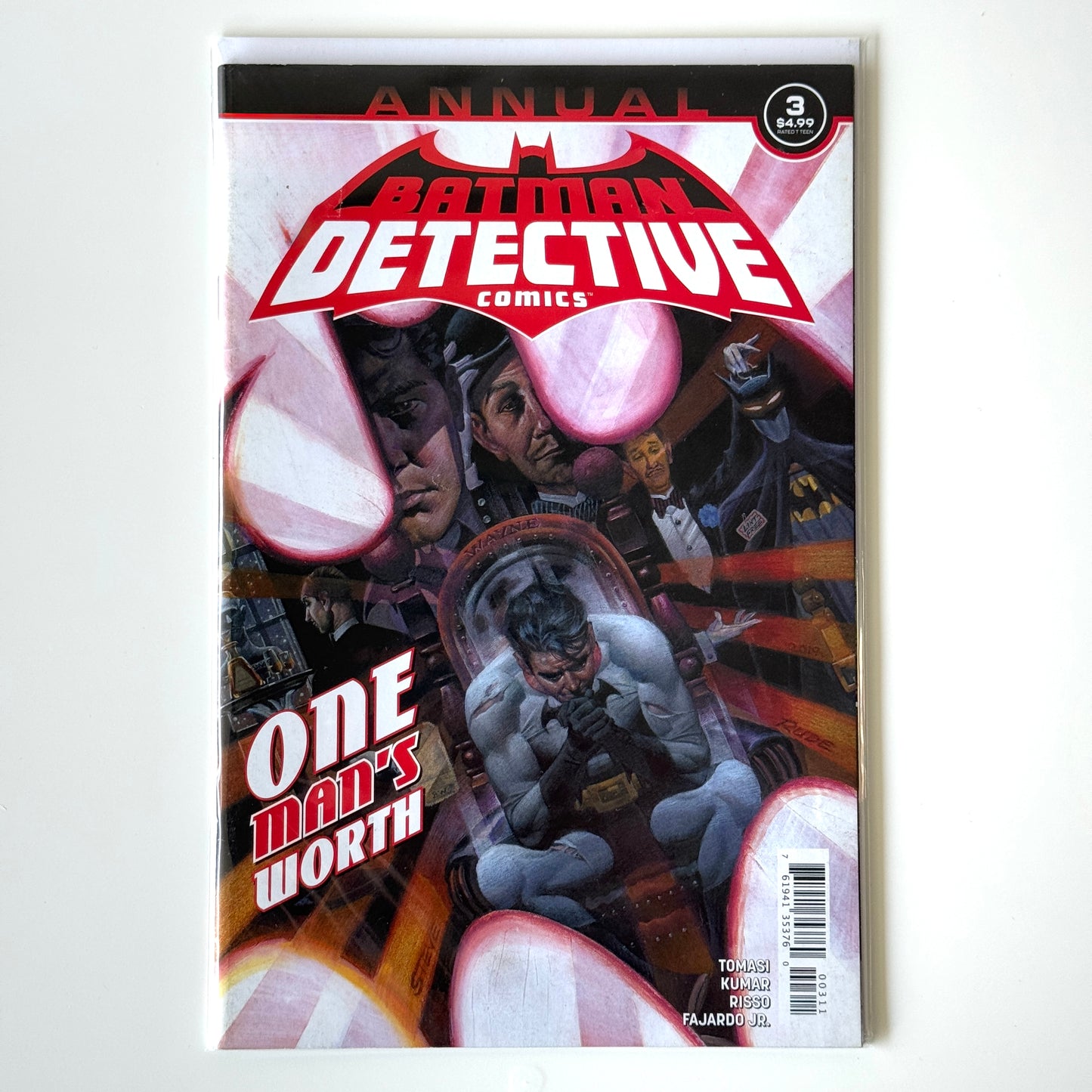 Batman Detective Comics Annual #3 (2020) DC Comics cover with intense noir-style artwork