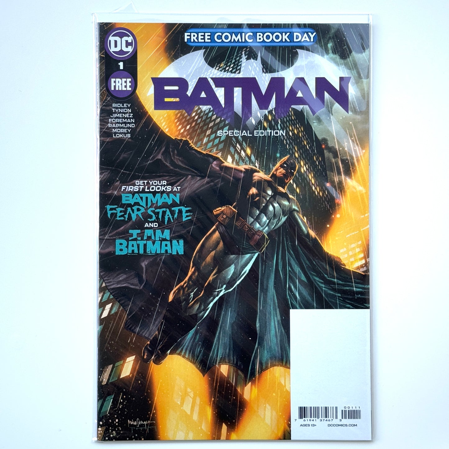 Cover of Batman Special Edition #1 (2025) Free Comic Book Day comic by DC Comics