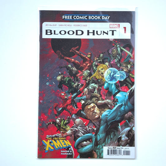 Cover of Blood Hunt #1 (2024) Marvel Free Comic Book Day edition