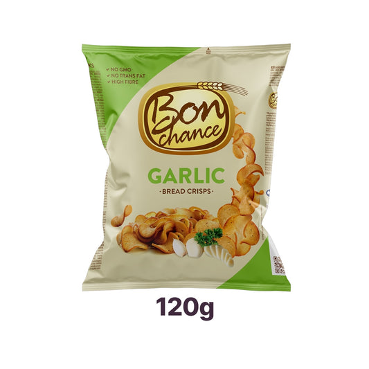 Bon Chance Garlic Bread Crisps – Natural Lithuanian Snack in 120g packs