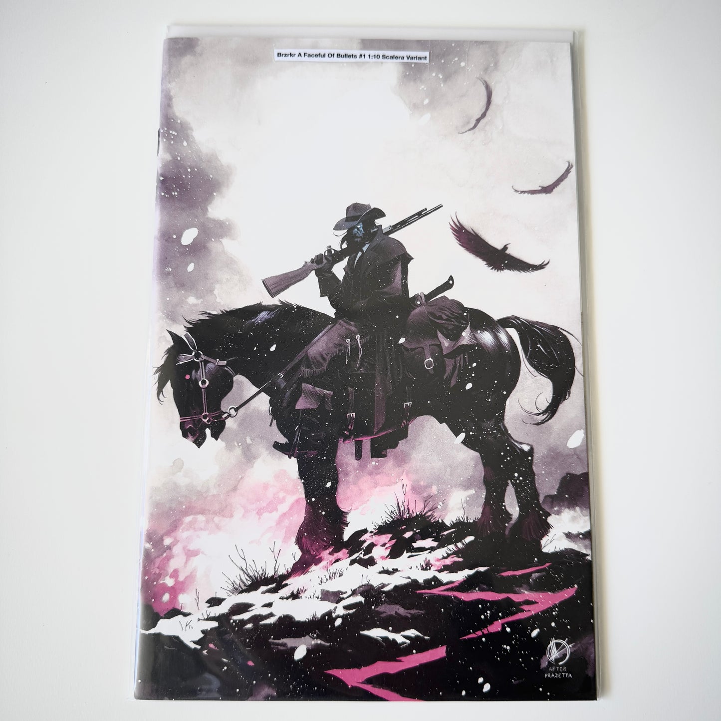 Brzrkr A Fistful of Bullets #1 Matteo Scalera 1:10 Ratio Variant Cover 2024 Boom! Comics