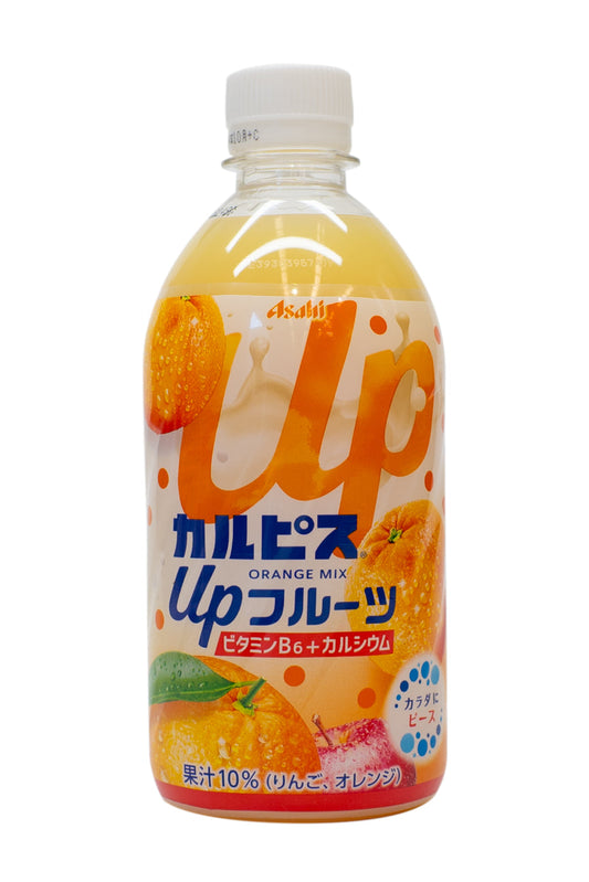 Asahi Calpis Up Fruits Orange Mix 470ml Bottle