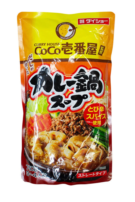 Daisho hot pot soup with Coco Ichibanya Japanese curry flavor