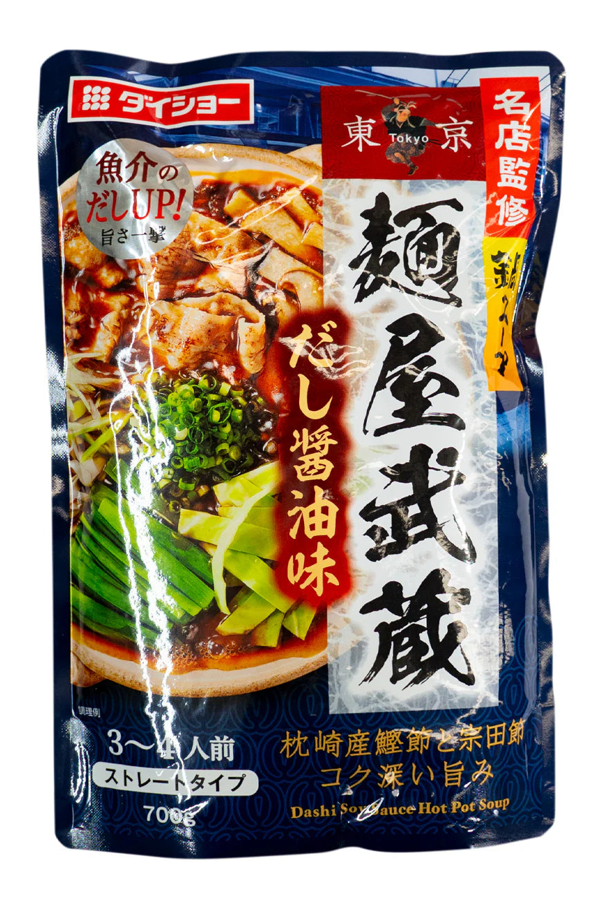 Daisho Menya Musashi soy sauce soup base for hot pot 700g