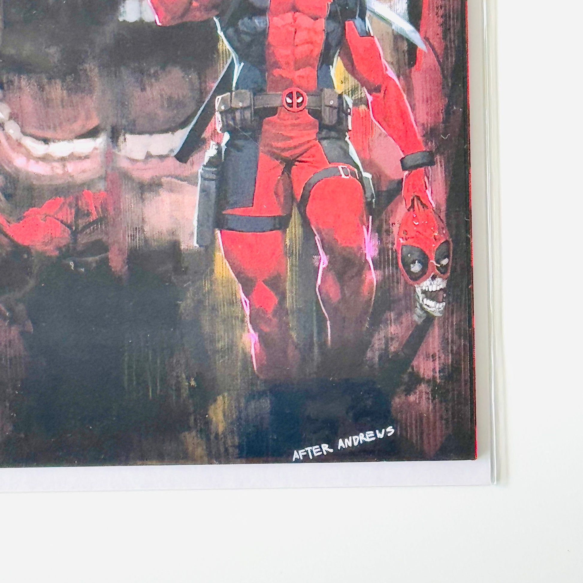 Bottom right corner detail of SDCC 2024 Skan Srisuwan Virgin Variant Cover (Ltd 600)