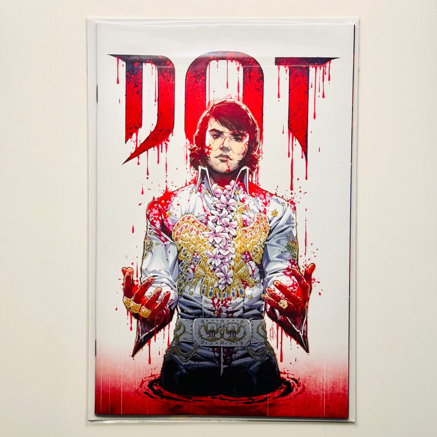 Department of Truth #0 Lipwei Chang ELVIS PRESLEY “DMX” Album Cover Homage Variant front cover