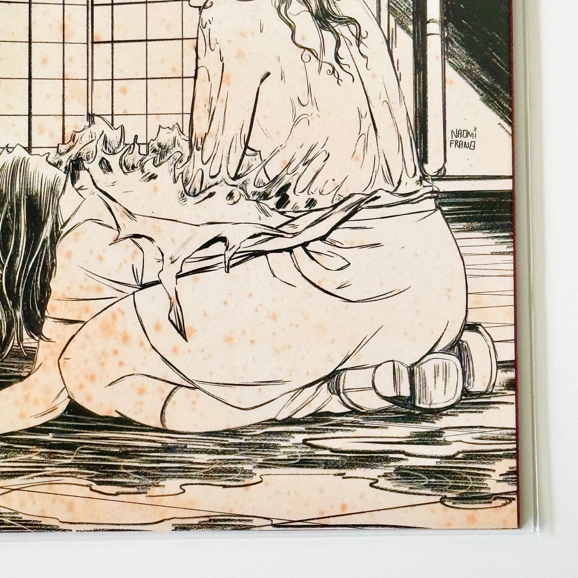 Bottom right corner of EC: Epitaphs from the Abyss #1 B&W Variant Set w/ Certificate