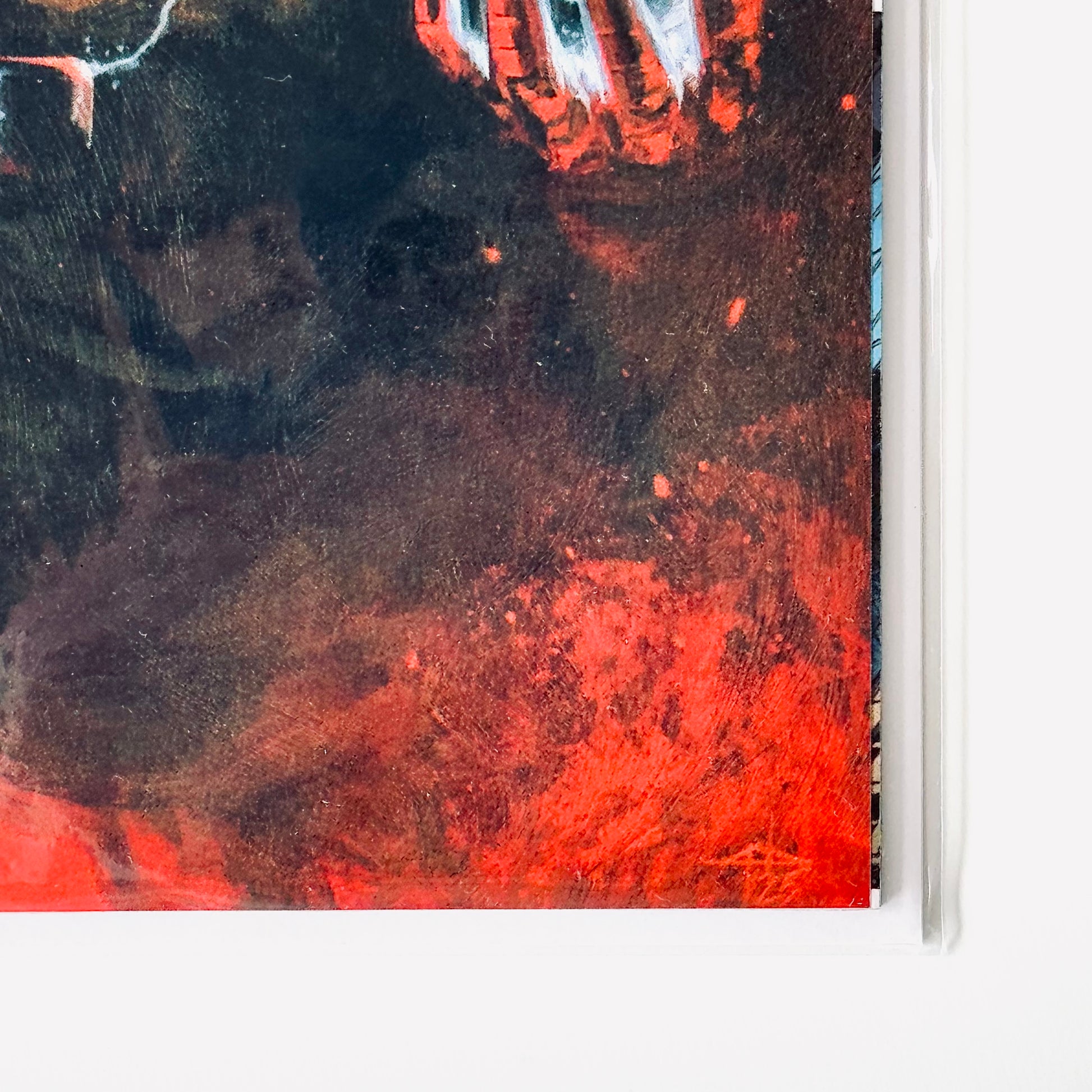 Bottom right corner detail of Gabriele Dell’Otto Variant for Fantastic Four #1