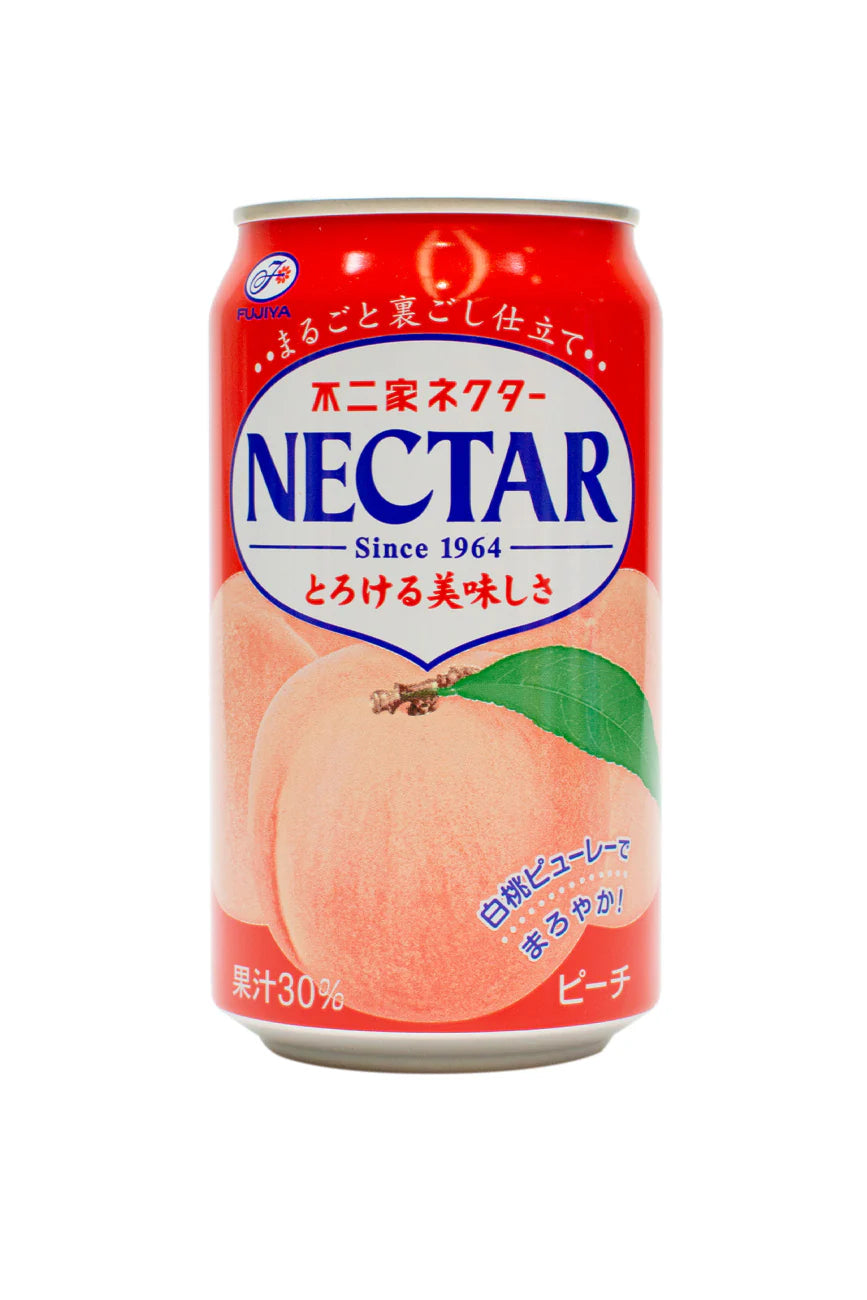 Fujiya Nectar Peach Fruit Drink 350ml Can