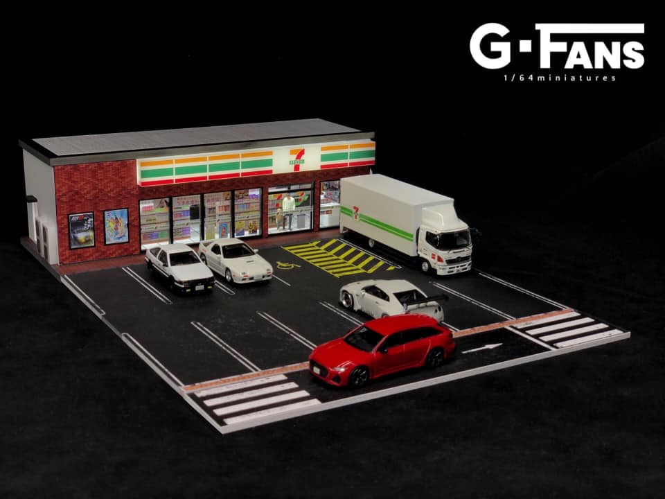 Fully assembled 7-Eleven Diorama for collectors