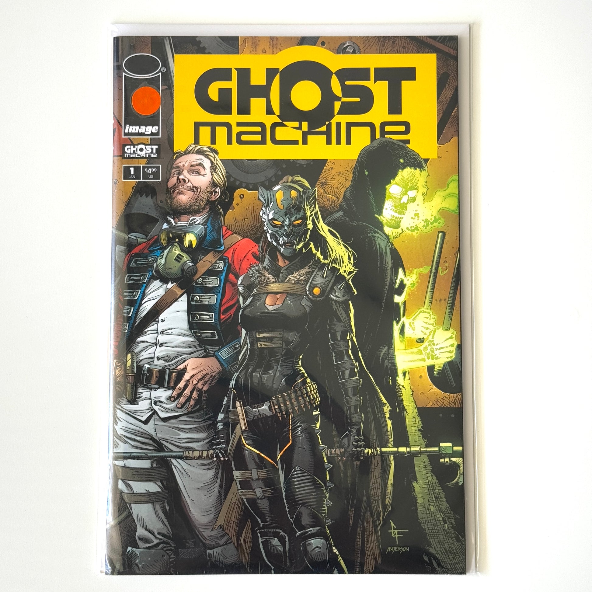Ghost Machine #1 (2024) Cover A by Gary Frank – Image Comics