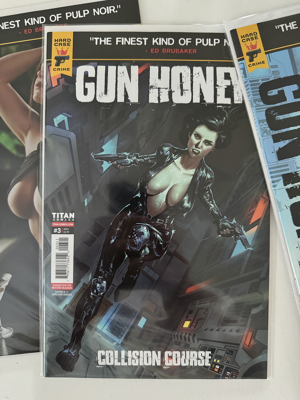 Front cover of Gun Honey Collision Course Issue #3, 2024.