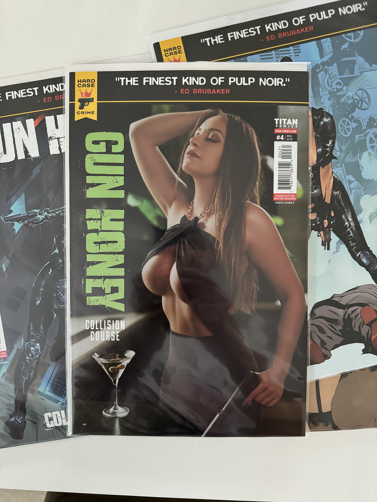 Front cover of Gun Honey Collision Course Issue #4, 2024.