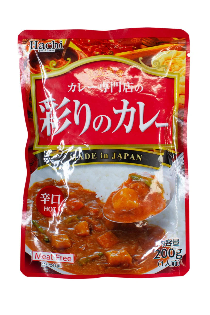 Hachi spicy vegetable curry in pouch 200g