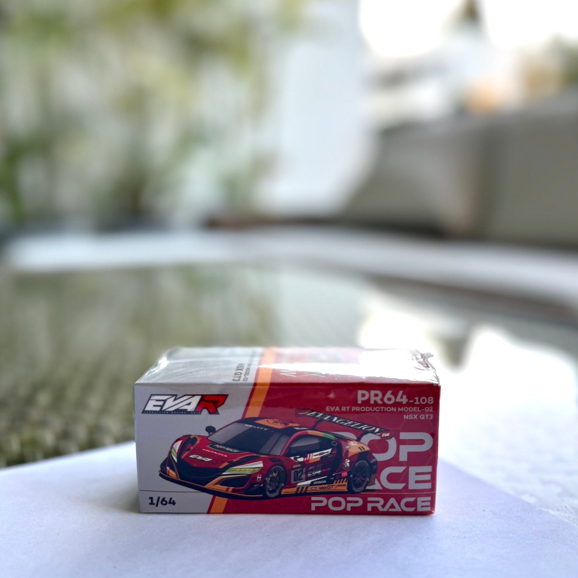 Front view of Honda NSX GT3 EVO EVA RT Production Model-02 by Pop Race