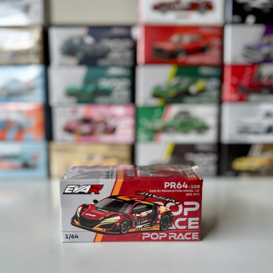 Front view of Honda NSX GT3 EVO EVA RT Production Model-02 by Pop Race