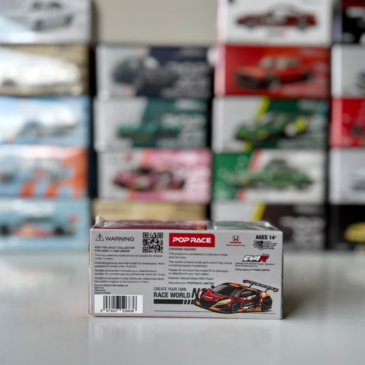 Side profile of 1:64 Honda NSX GT3 EVO with EVA RT livery