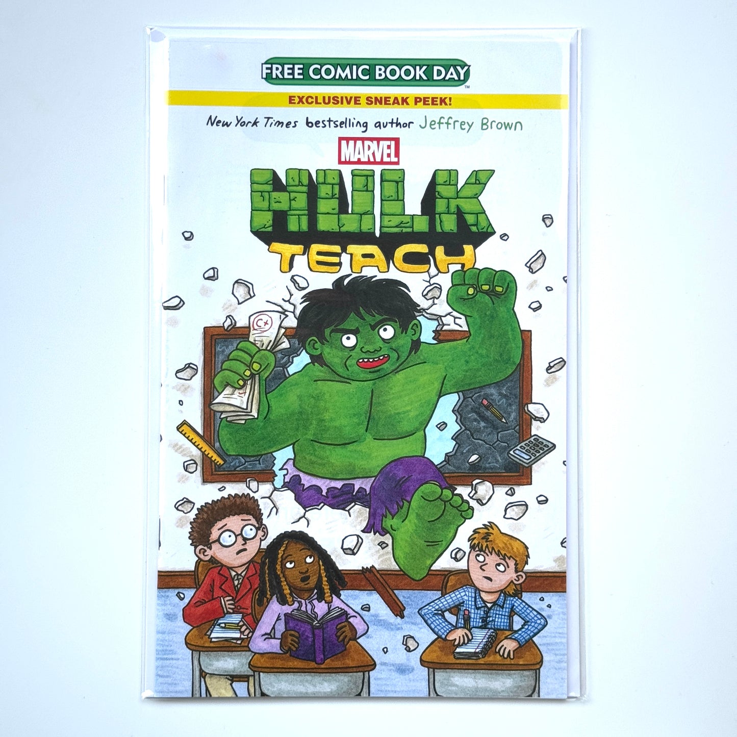 Cover of Hulk: Teach (2025) Free Comic Book Day edition from Marvel Comics