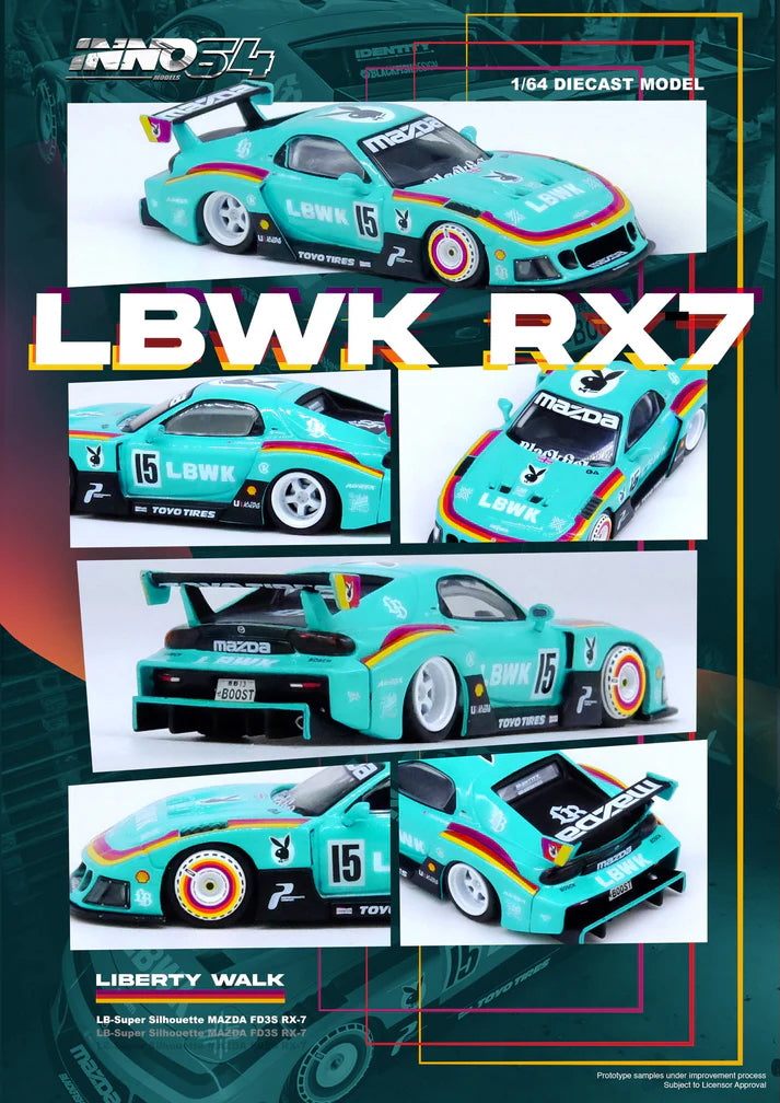 Another brochure of INNO64 RX-7 FD3S LBWK Super Silhouette