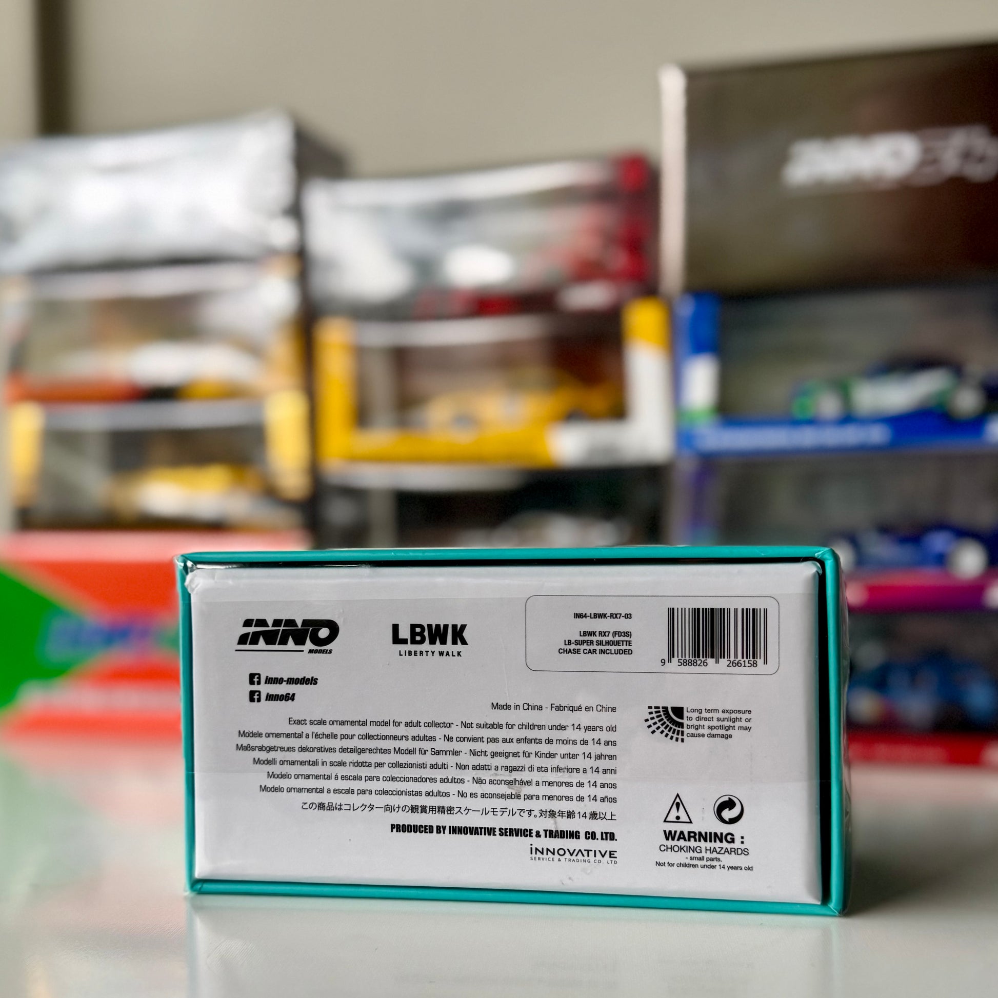 Packaging of INNO64 RX-7 LBWK Super Silhouette