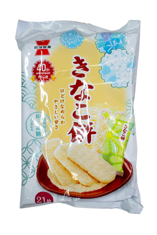 Iwatsuka kinako mochi rice crackers with roasted soybean flavor 93g