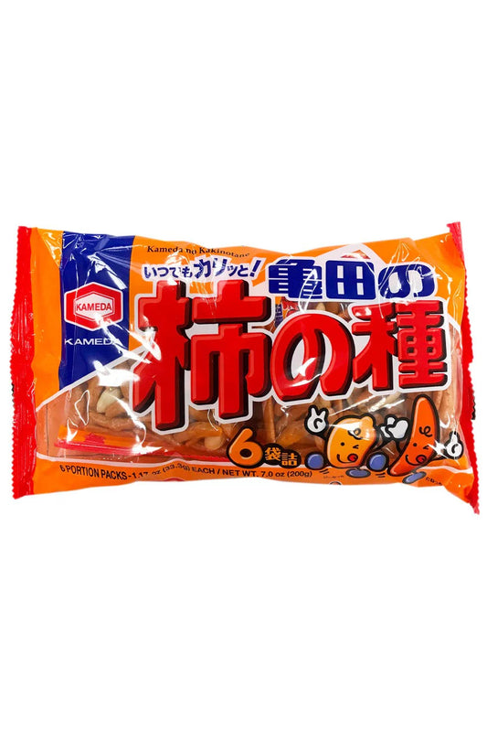 Kameda Kaki no Tane rice crackers with peanuts 6-pack 180g