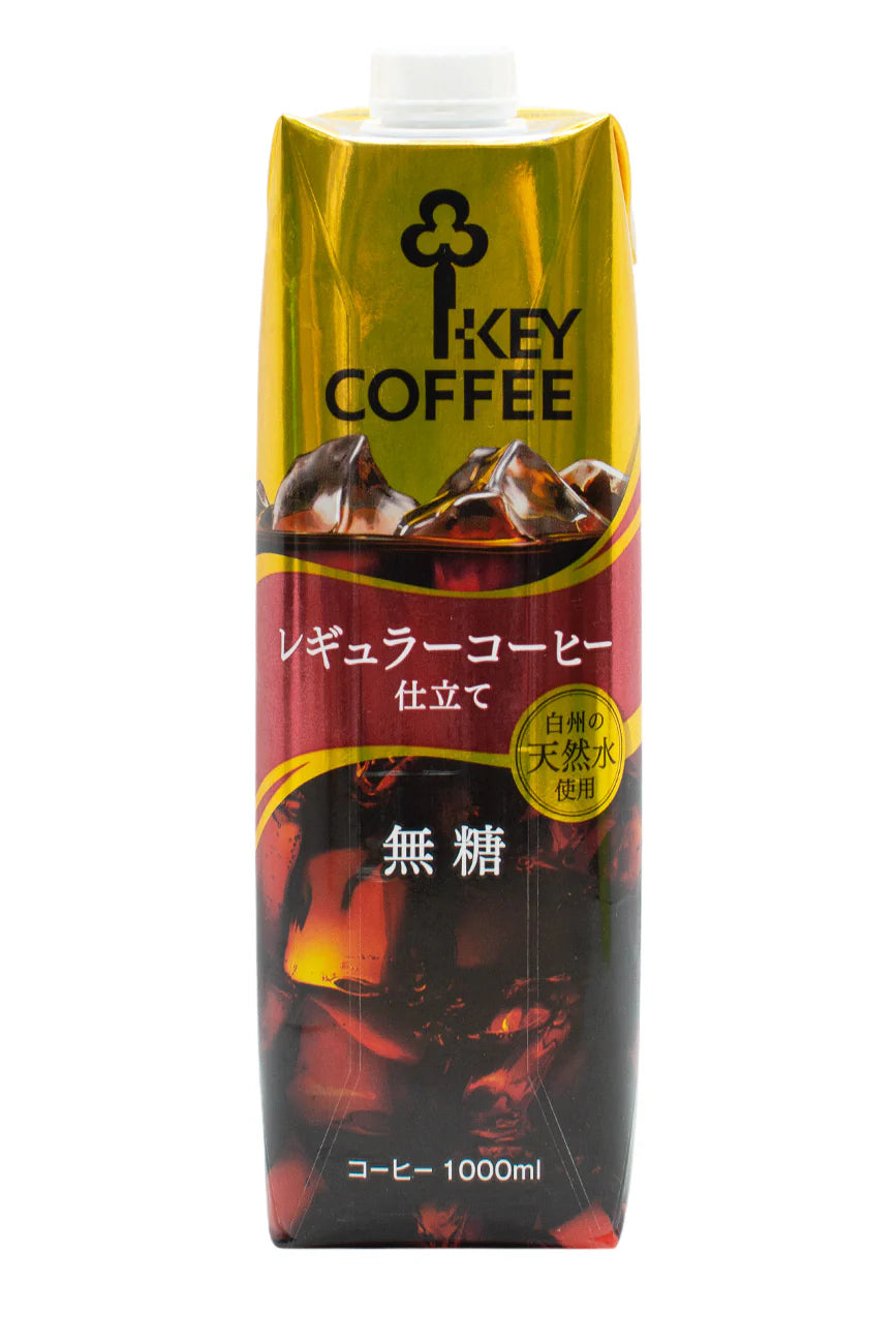 KEY Coffee Liquid Mutou No Sugar Coffee 1L