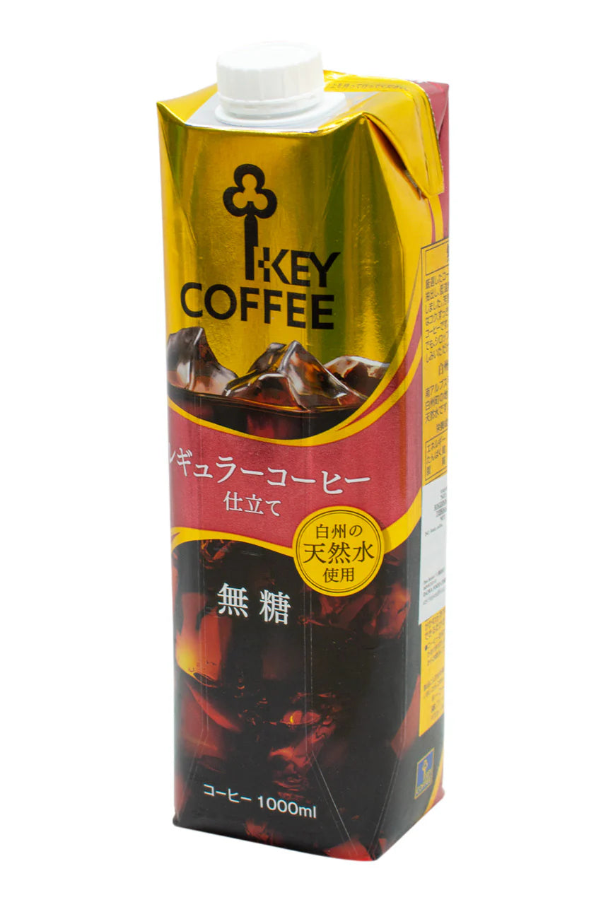 KEY Coffee Liquid Mutou No Sugar Coffee 1L