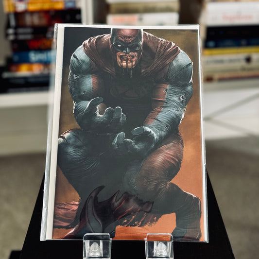 Knighted #1 Virgin Variant Cover by John Gallagher (Dark Knight homage, no logo)