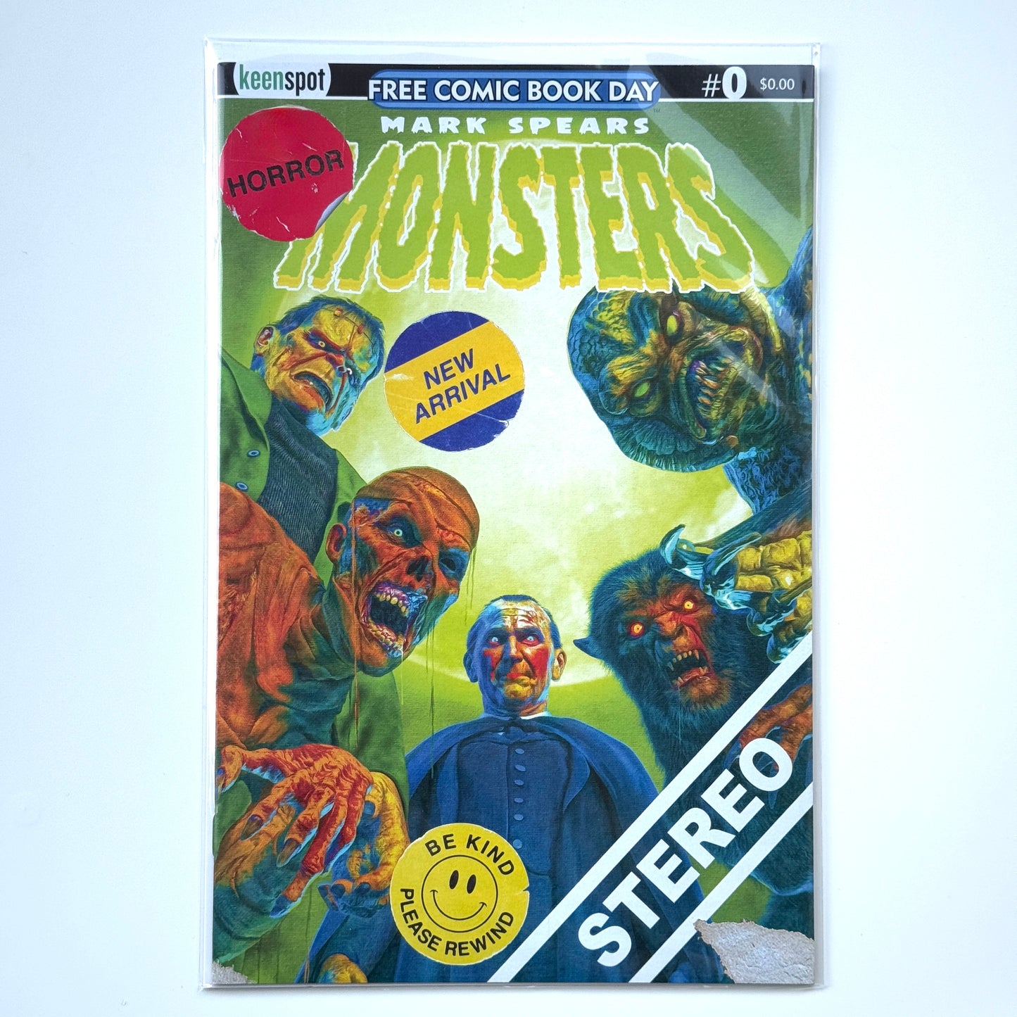 Cover of Mark Spears Monsters #0 (2025) Free Comic Book Day comic