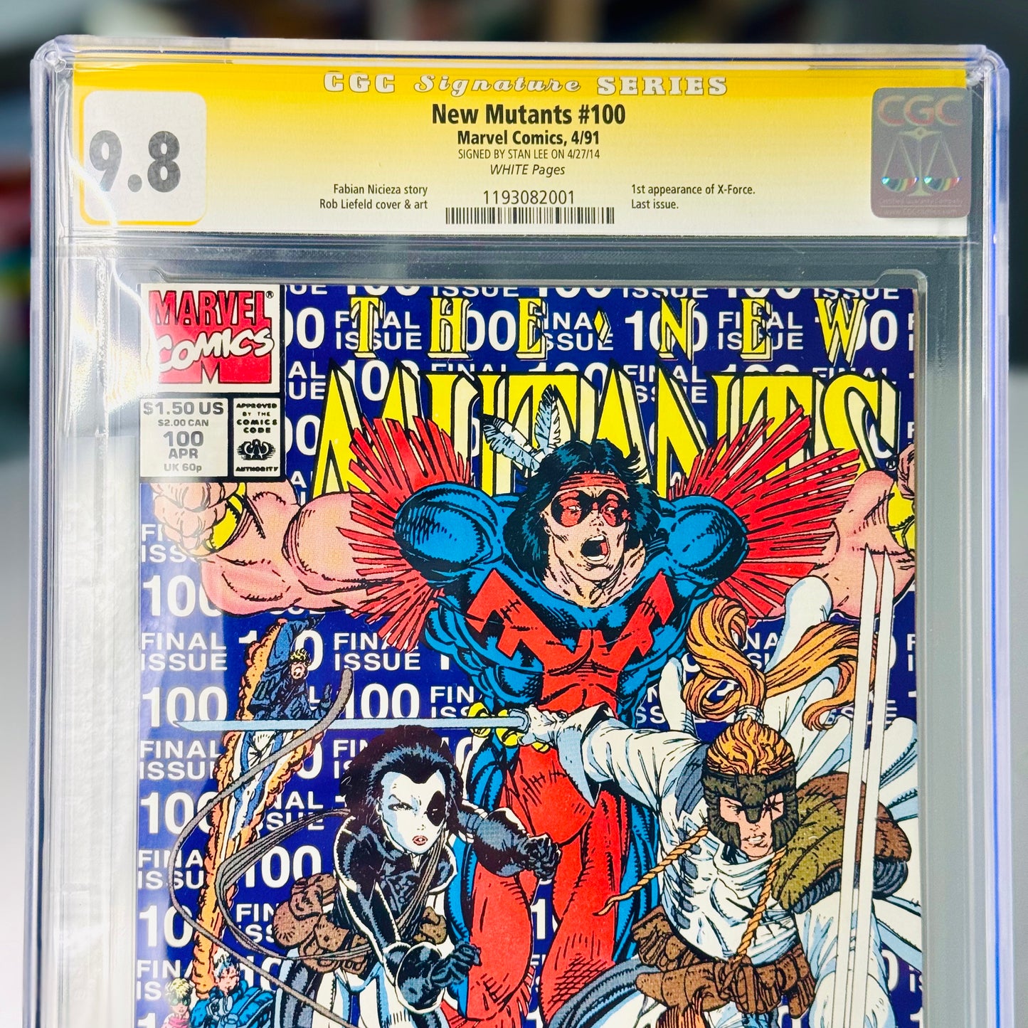 CGC Signature Series label showing 9.8 grade and Stan Lee signature
