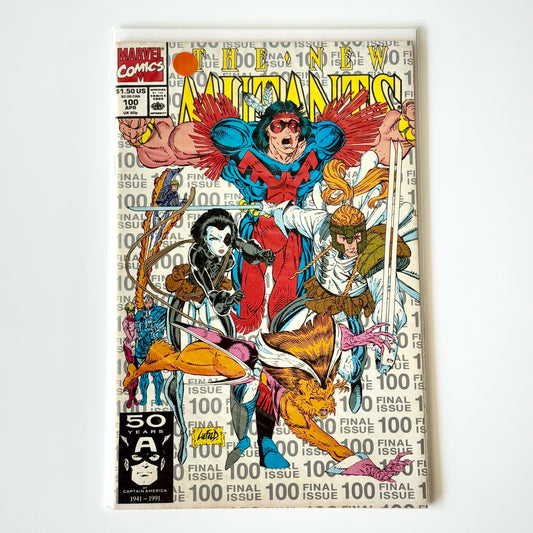 The New Mutants #100 (1991) Third Printing – Marvel Comics key issue