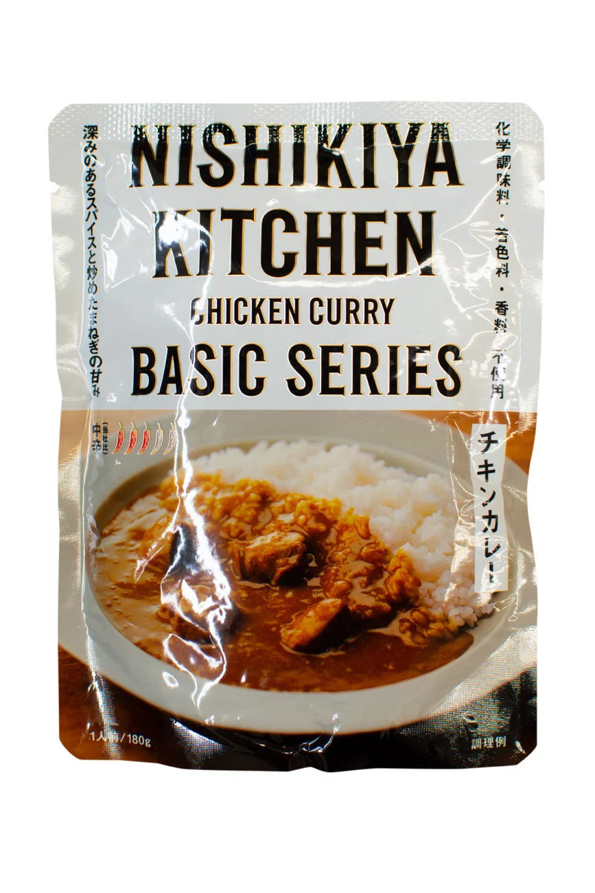 Nishikiya Kitchen Chicken Curry 180g pouch packaging