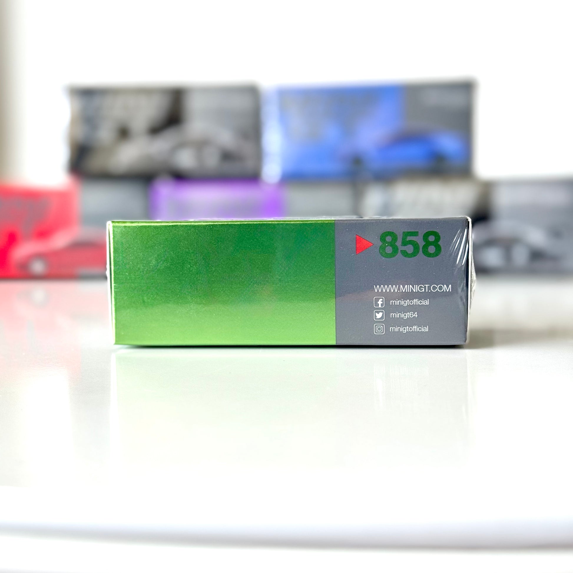 Side view of Mini GT packaging for S15 Liberty Walk Super Silhouette RHD